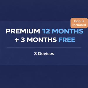 StaticIPTV PREMIUM 12 MONTHS - 3 Devices